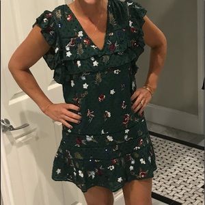 Sz M Tularosa emerald green dress